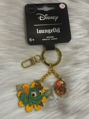 Loungefly Disney Tangled Pascal Color Changing Multi-Charm Keychain NWT